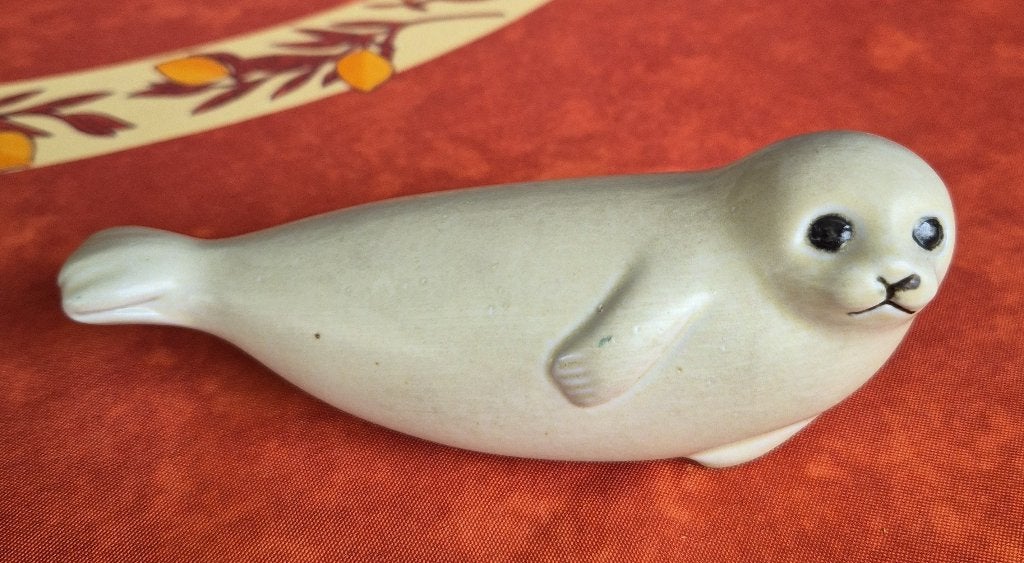 Lisa Larson - Gustavsberg - zeehond, Antiek en Kunst, Ophalen of Verzenden, Beeld