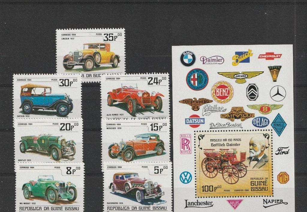 Klassieke Auto;s (MP180), Verzenden, Postfris, Auto's