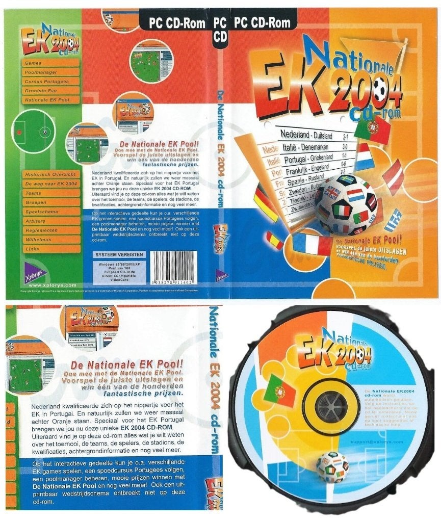 nationale EK 2004 video game, 1 speler, Eén computer, Ophalen of Verzenden, Zo goed als nieuw