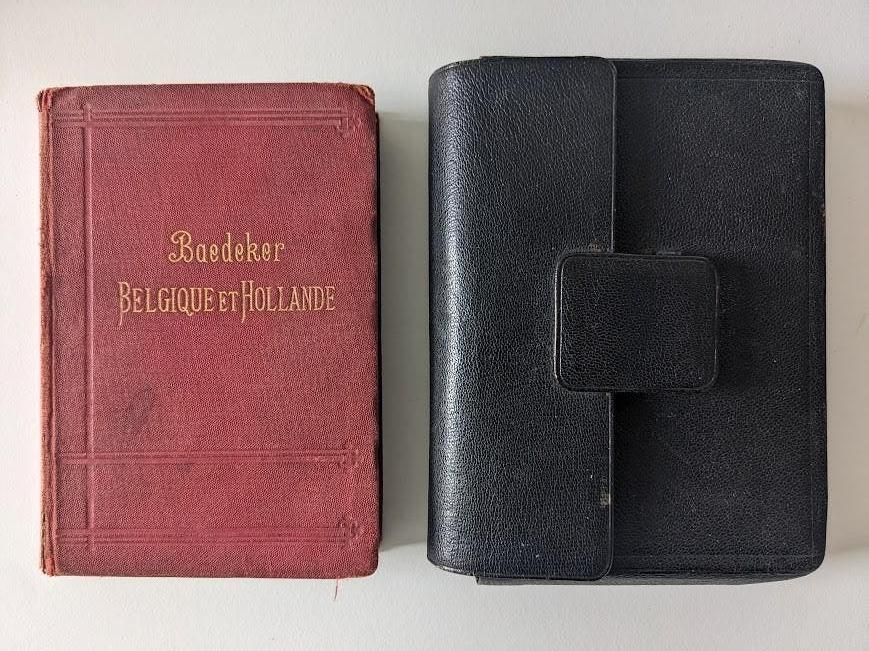 Baedeker Belgique et Hollande, 14e editie, reisgids, kaarten, Antiek en Kunst, Antiek | Boeken en Bijbels, Ophalen of Verzenden