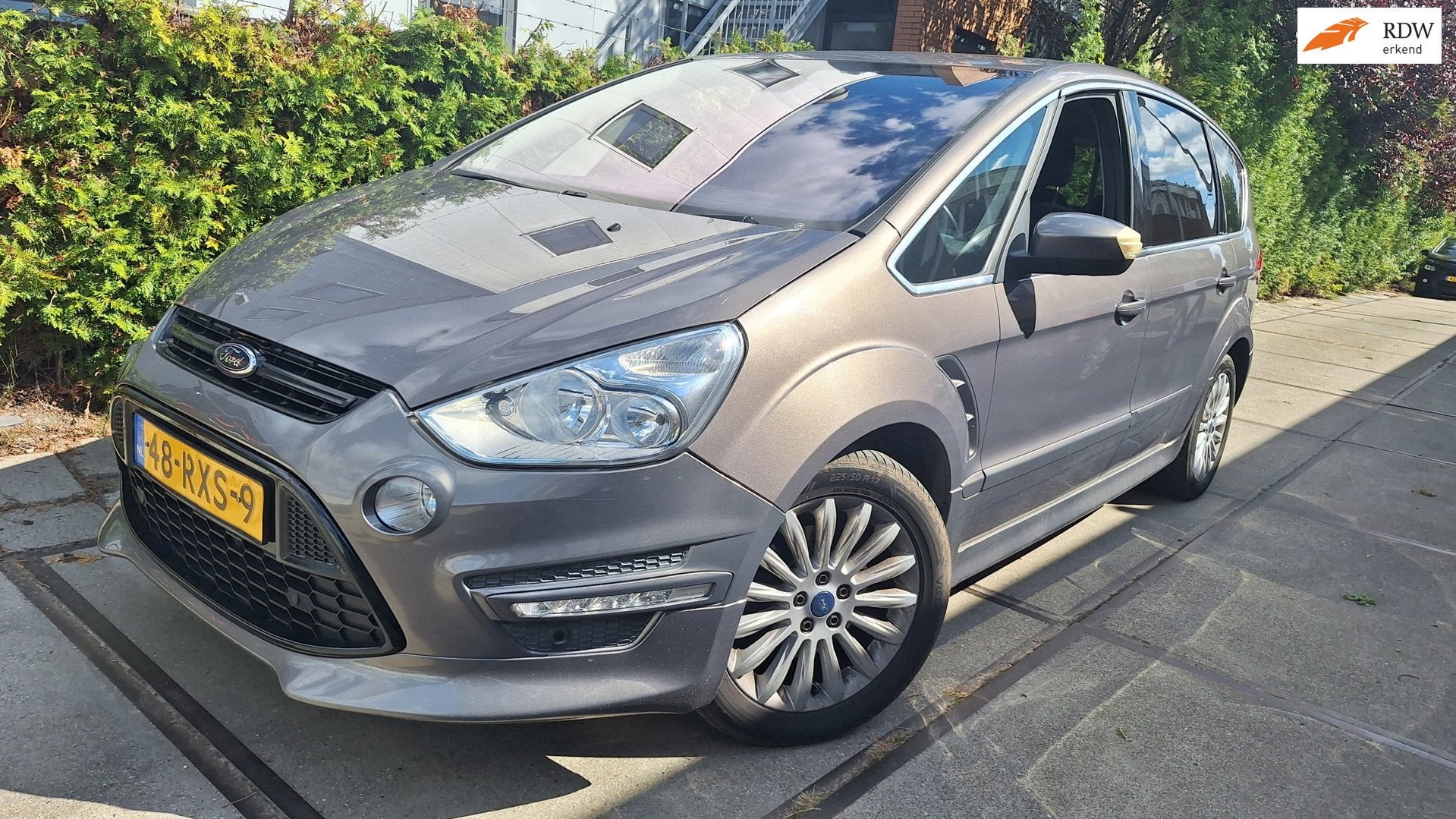Ford S-Max 1.6 EcoBoost Titanium 7p., Auto's, Voorwielaandrijving, Gebruikt, Zwart, 4 cilinders