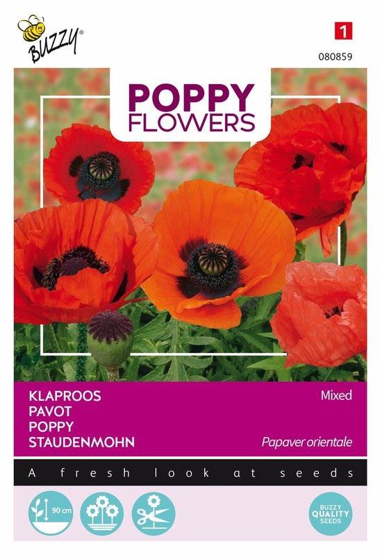 Poppies of the World - Papaver zaden - Orientaalse klaproos