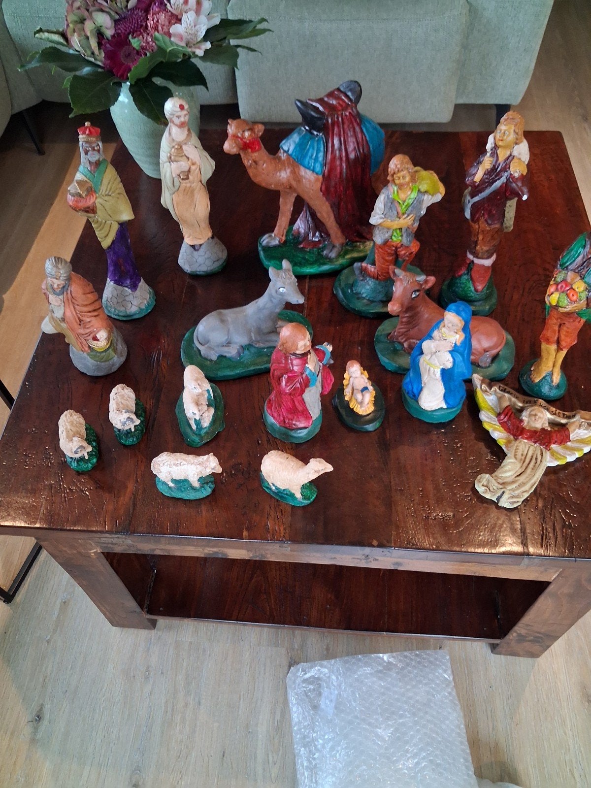 Kerststal Beelden Set, Ophalen of Verzenden, Zo goed als nieuw