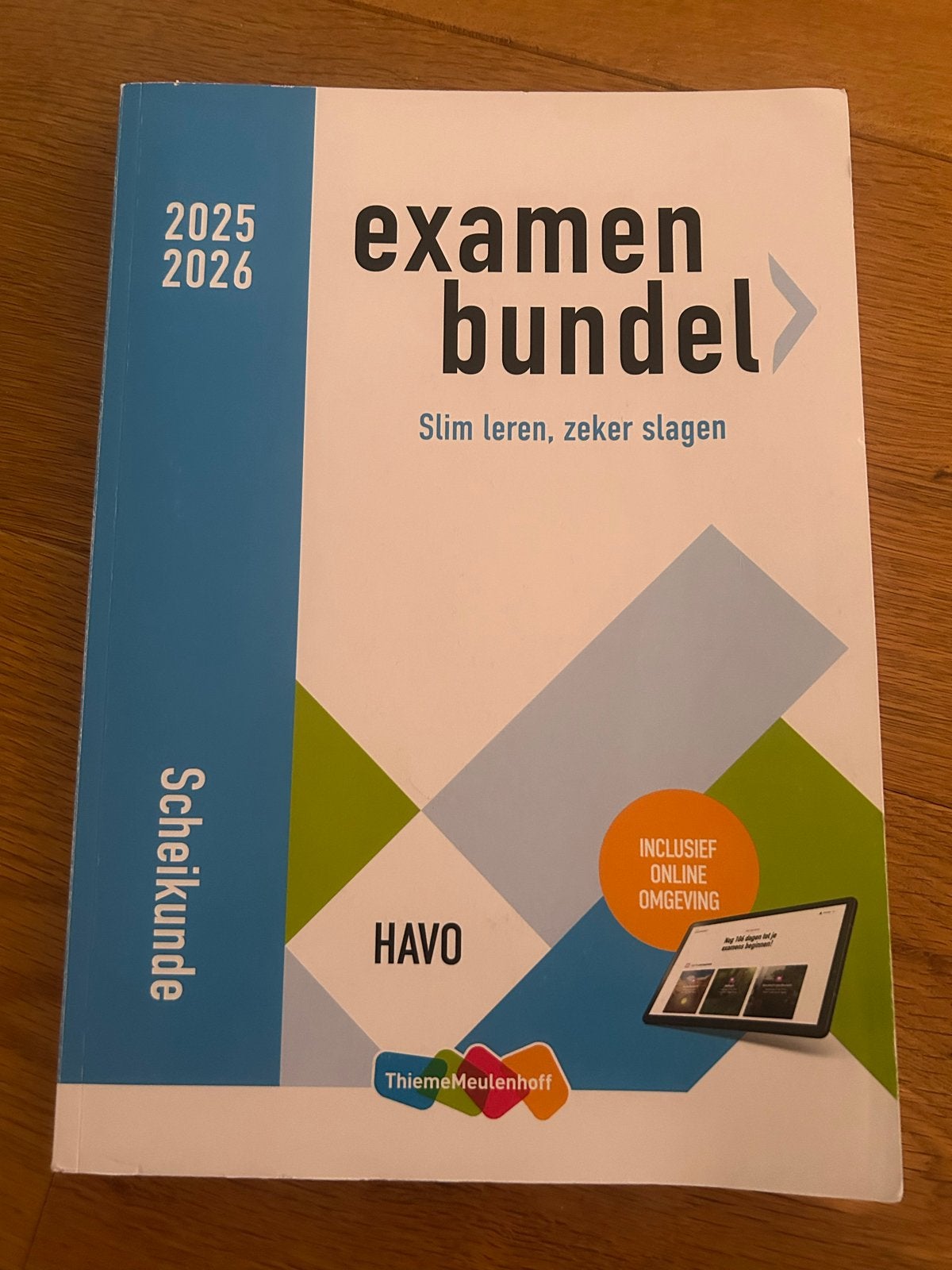 Examenbundel HAVO 2025-2026 Scheikunde, Wiskunde A, Engels, Boeken, Schoolboeken, Ophalen of Verzenden, Zo goed als nieuw, HAVO