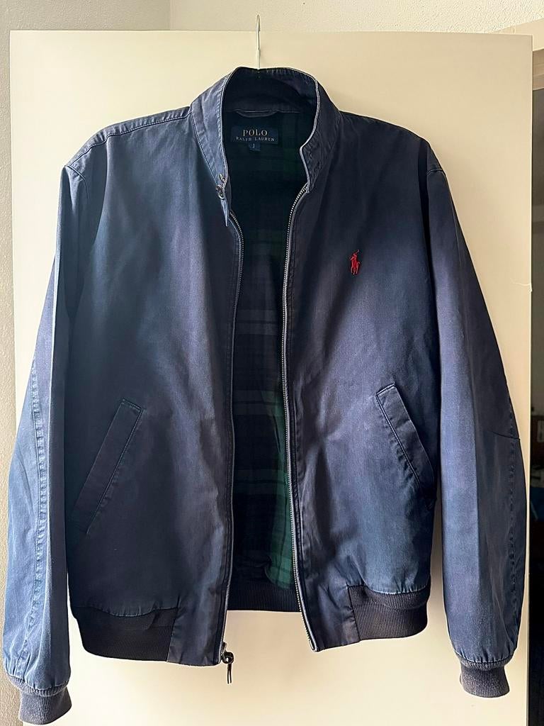 Polo Ralph Lauren Harrington Jas Maat S, Ophalen of Verzenden, Zo goed als nieuw, Maat 46 (S) of kleiner, Blauw
