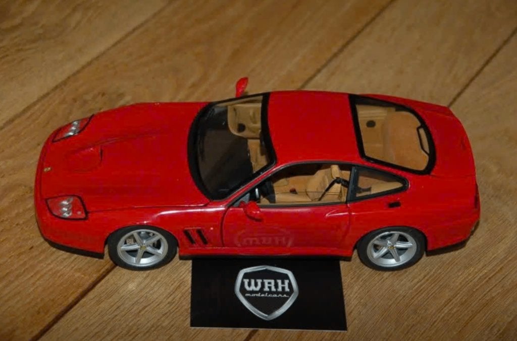 Ferrari 575 M Marranello rosso corsa Hotwheels elite WRH, Verzenden, Zo goed als nieuw, Auto, Hot Wheels