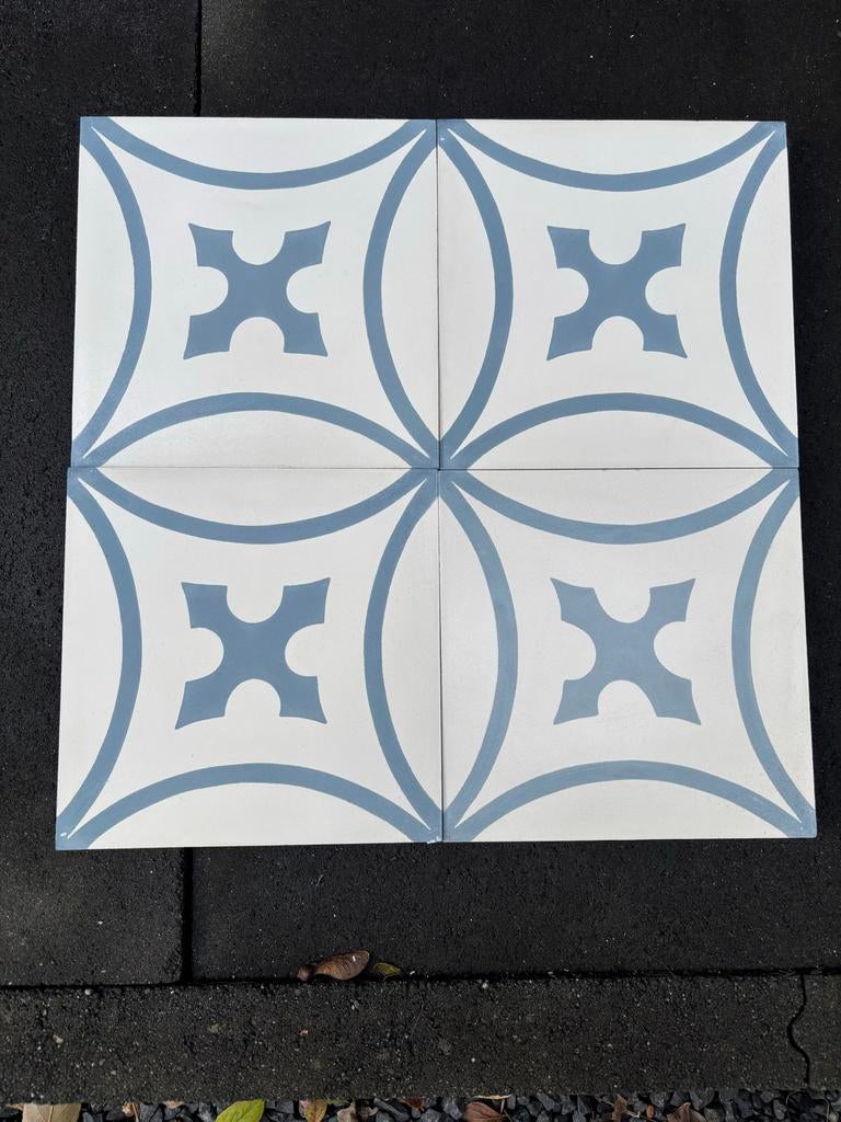 Diverse Traditionele Marokkaanse cementtegels (handgemaakt), Ophalen, Overige materialen, Minder dan 20 cm, Zo goed als nieuw