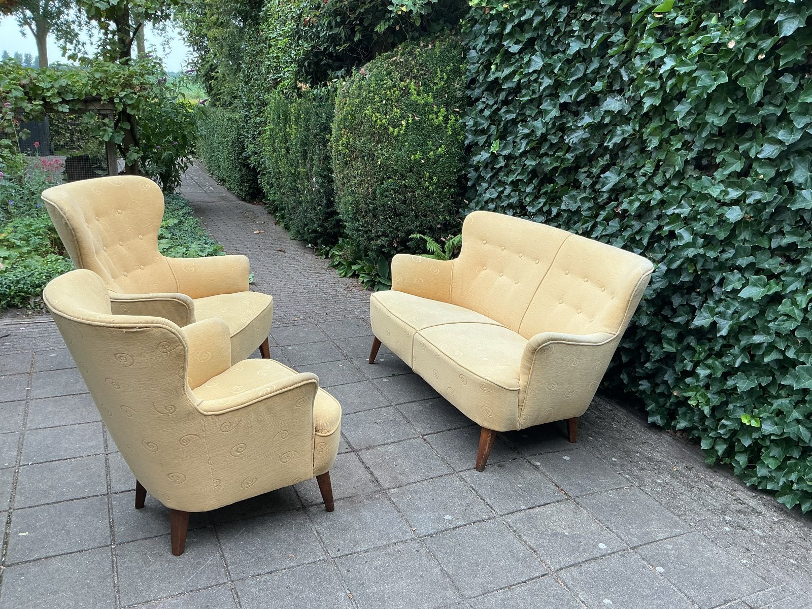 Artifort Theo Ruth fauteuils en bank, jaren '50, Ophalen