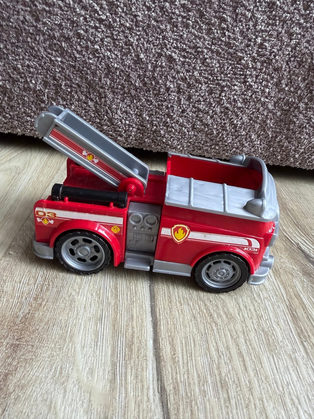 Paw Patrol Marshall Brandweerwagen Speelgoedauto, Ophalen of Verzenden, Gebruikt