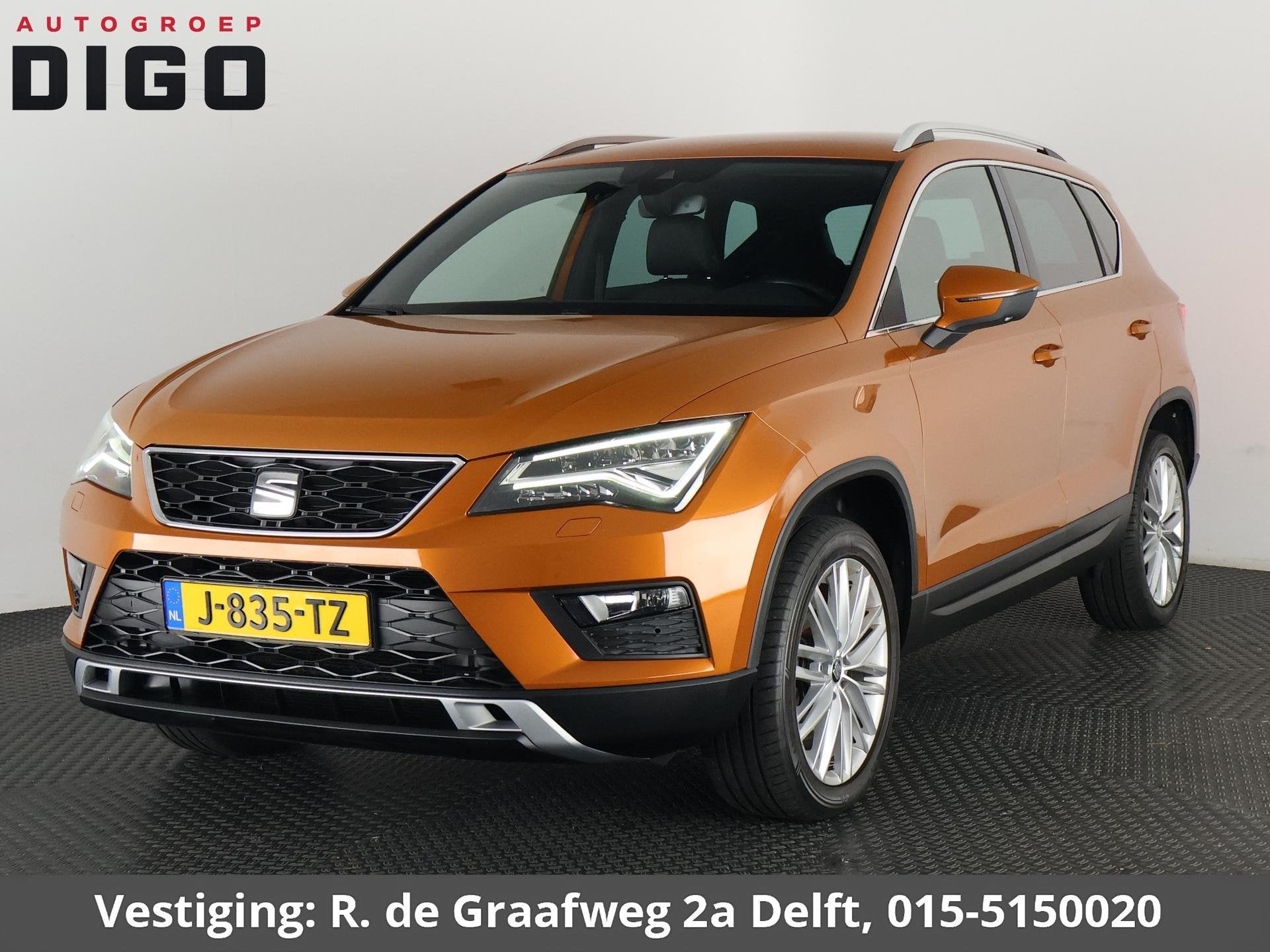SEAT Ateca 1.4 EcoTSI Style | Stoelverwarming | Navigatie |, Auto's, Gebruikt, 150 pk, Ateca, 1600 kg