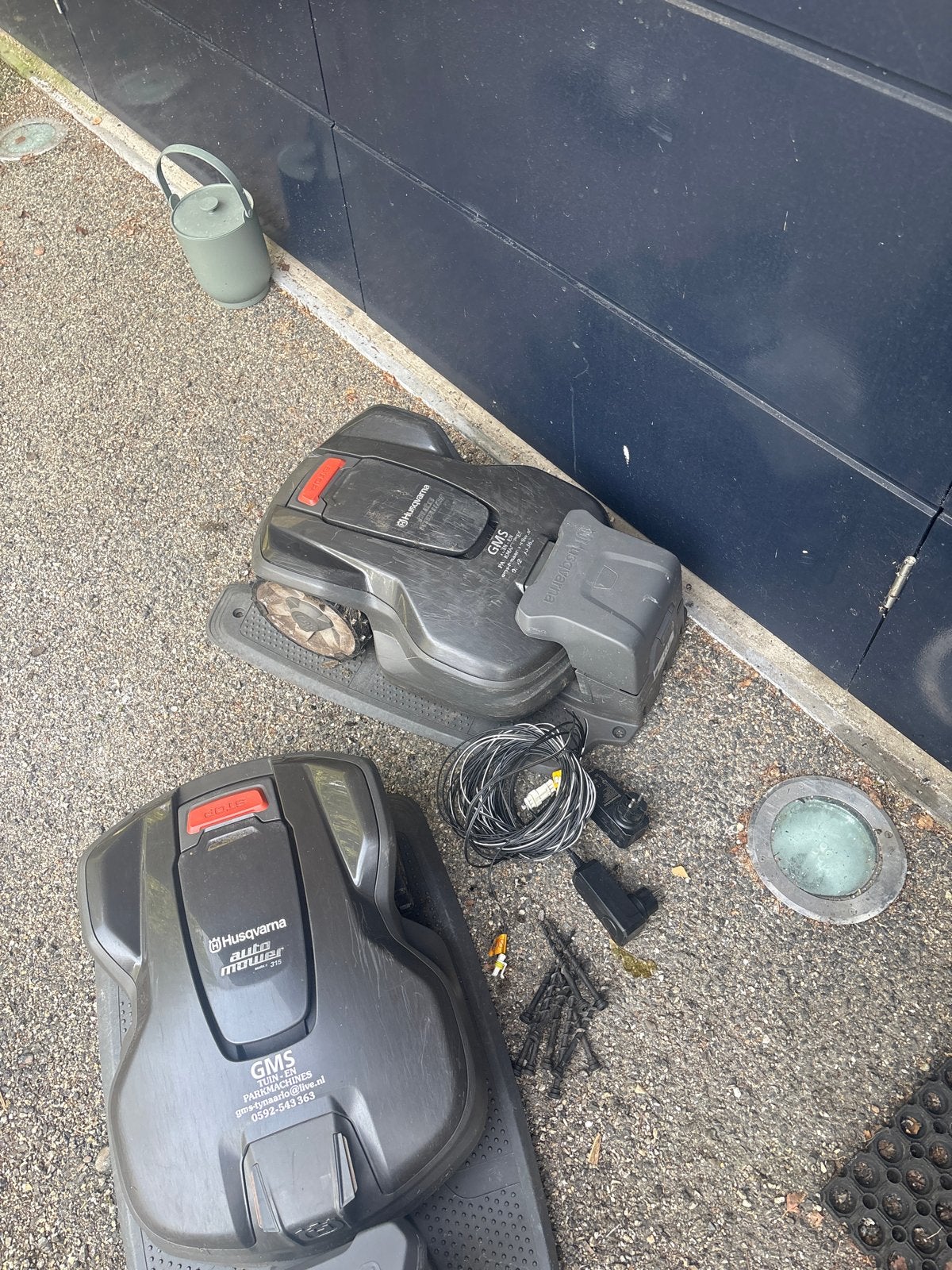 Foto 4 van 2 x Husqvarna Automower 315 Robotmaaier - Zo goed als nieuw
