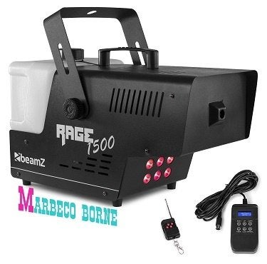 Rookmachine met LED, Smoke machine 1500W, afstandsbediening, Rookmachine, Nieuw, Info@marbeco.nl, BeamZ