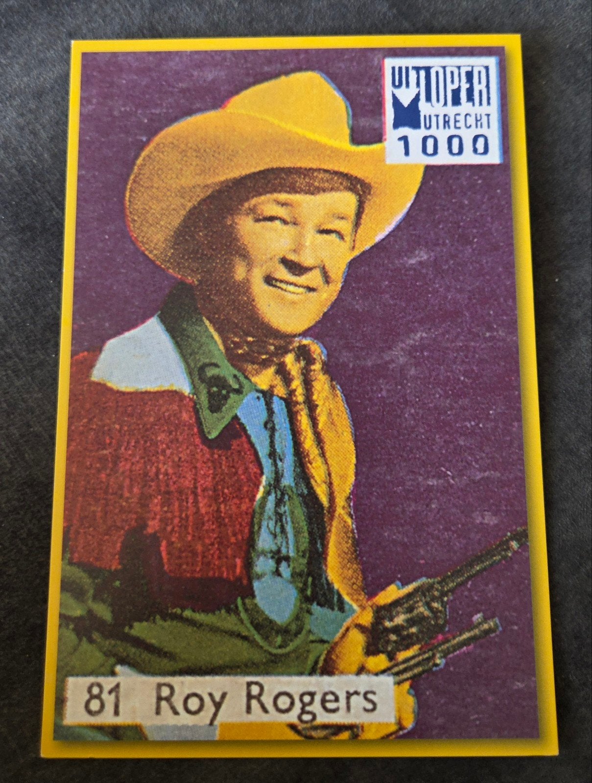 Roy Rogers, Verzamelen, Ansichtkaarten | Themakaarten, Ongelopen, 1980 tot heden, Sterren en Beroemdheden, Verzenden