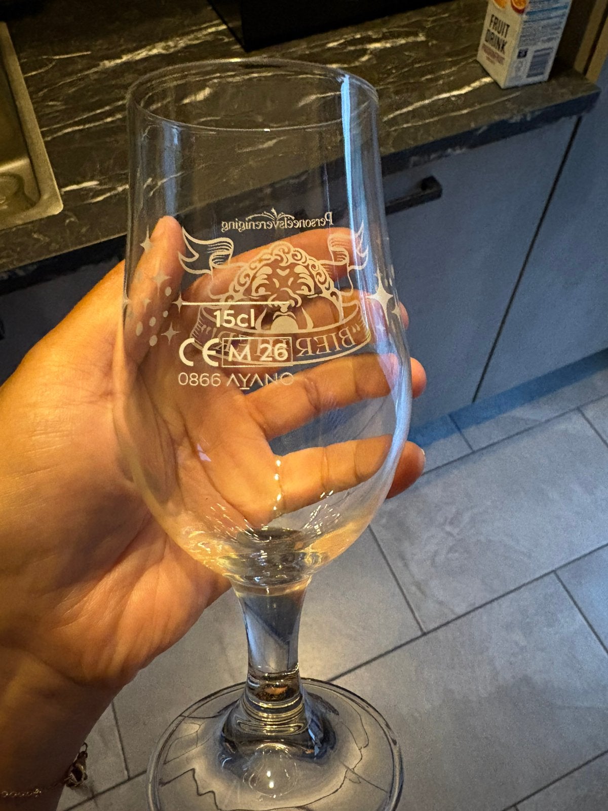 Efteling glas, Ophalen, Nieuw