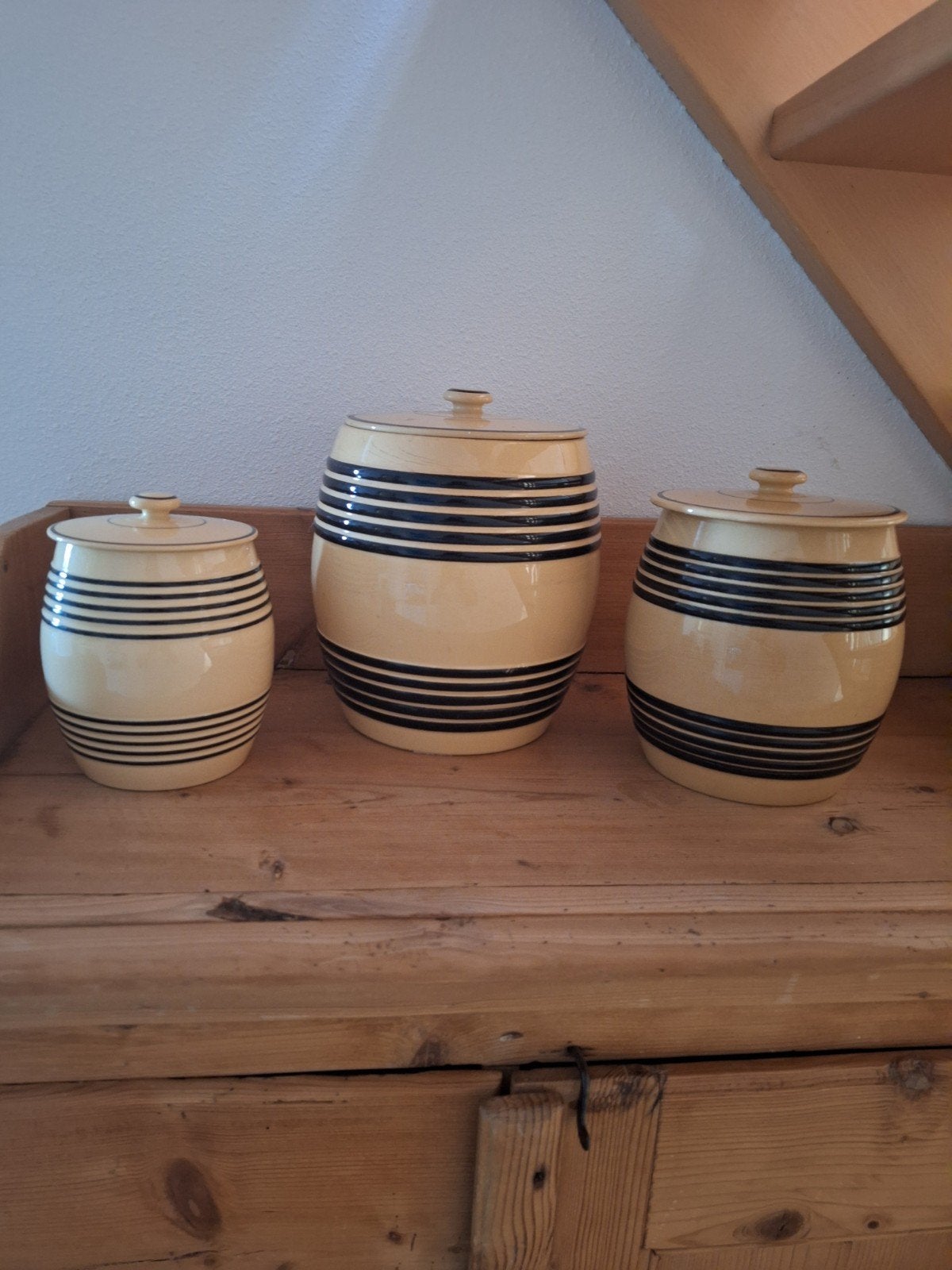 Oude bandenpotten voorraadpotten petrus regout, Antiek en Kunst, Ophalen of Verzenden
