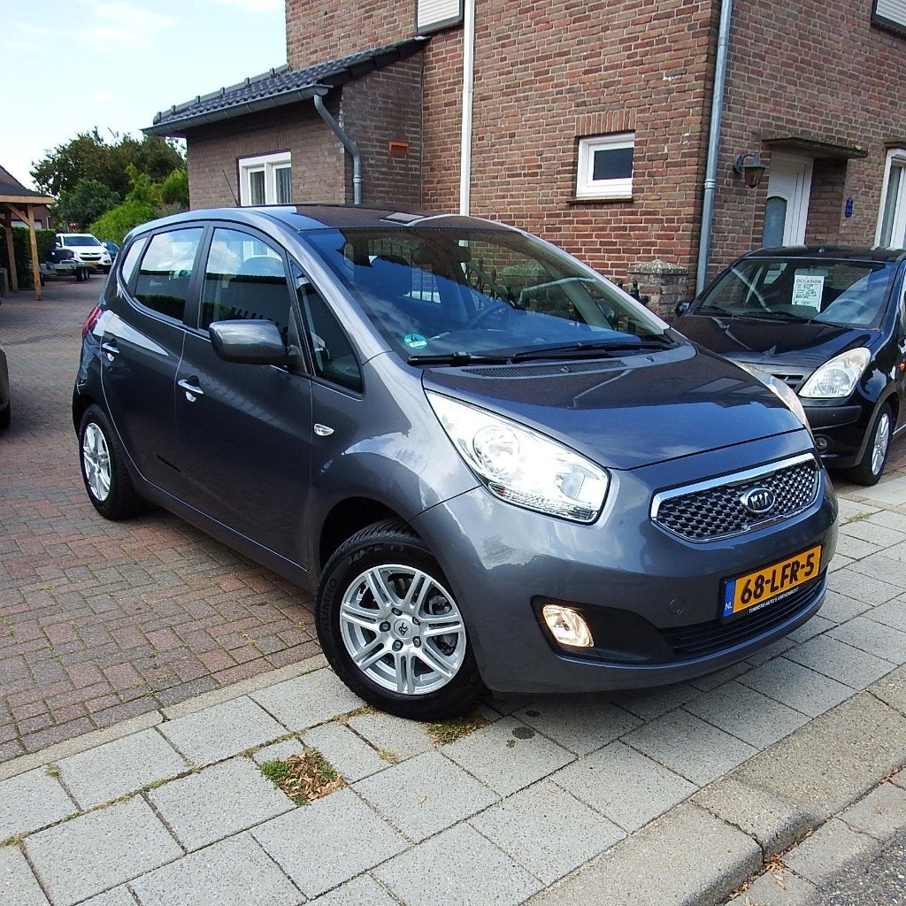 Kia Venga 1.4 Cvvt 90pk 2010 Grijs Airco Hoge instap Nwe APK, Auto's, Kia, Voorwielaandrijving, Stof, 4 cilinders, 1153 kg