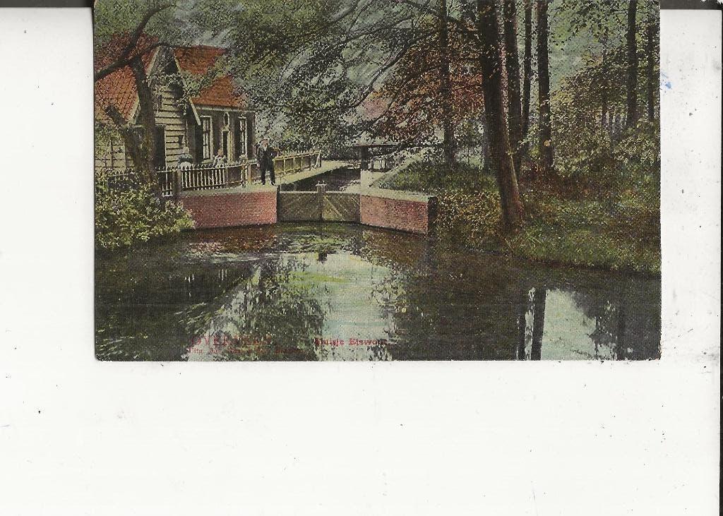 Overveen Huisje Elswoud met sluisje Tulpkaart 29-8-1906, Ophalen of Verzenden, Voor 1920, Gelopen, Zuid-Holland