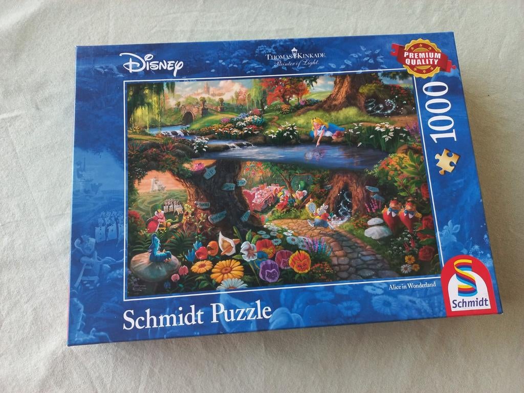 Thomas Kinkade Disney puzzels 1000 stukjes, Ophalen, 500 t/m 1500 stukjes, Zo goed als nieuw, Legpuzzel
