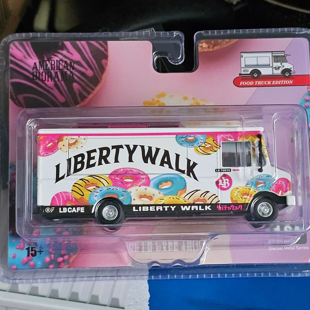 Liberty Walk LB Cafe Truck - American Diorama, Niet gespecificeerd op product, Nieuw, Ophalen of Verzenden, Niet gespecificeerd op product