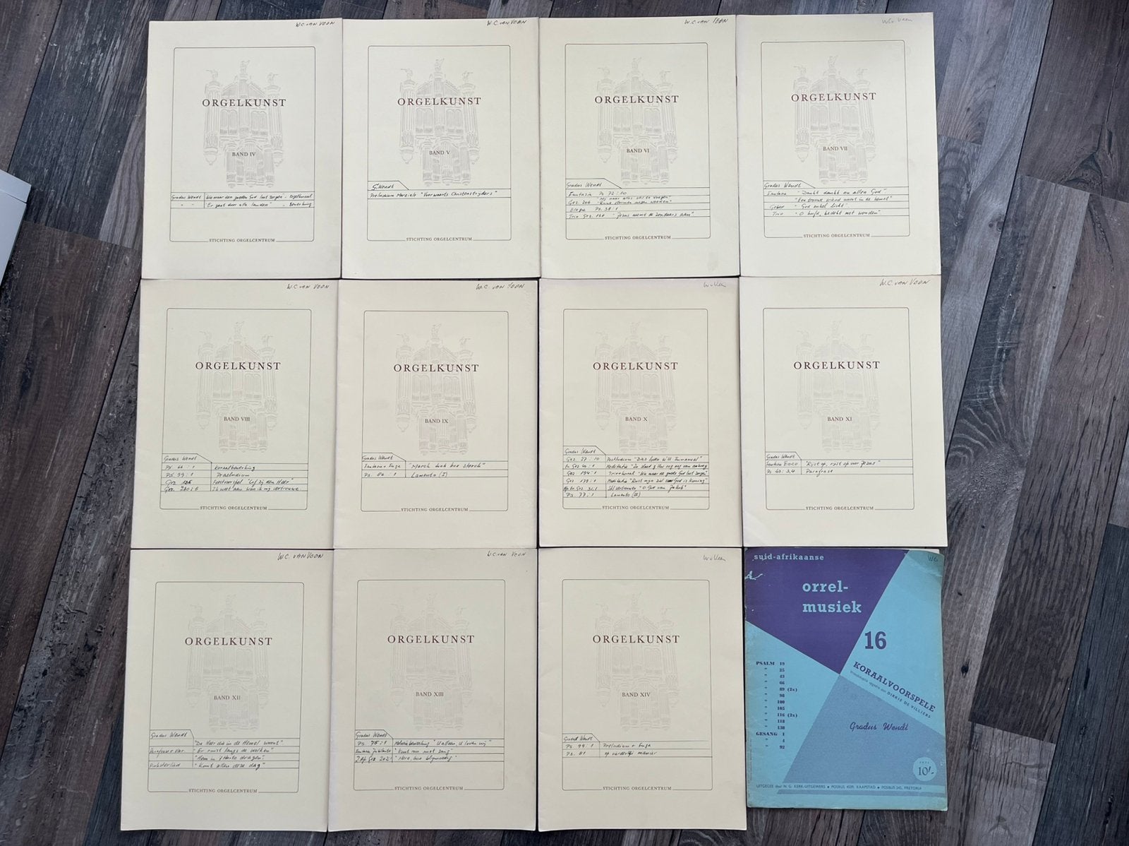 Bladmuziek Gradus Wendt, diverse delen, Orgel, Ophalen of Verzenden, Zo goed als nieuw, Religie en Gospel