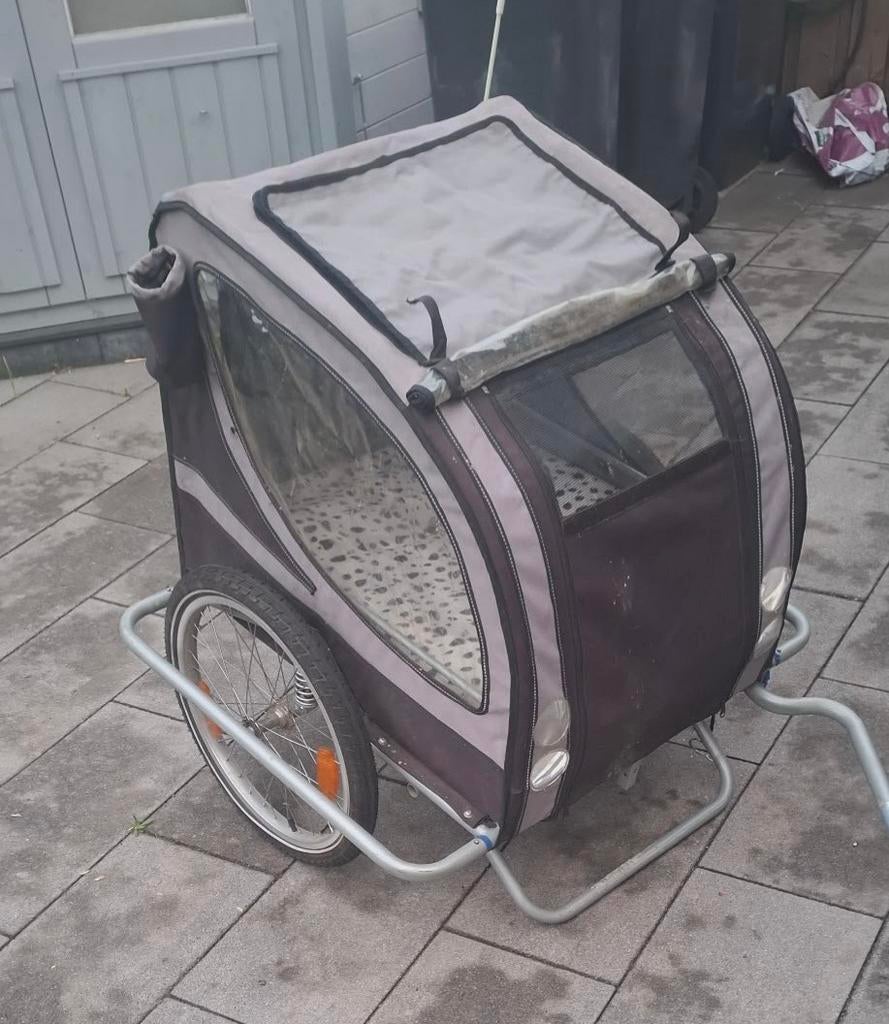 Hondenfietskar met extra vering en opvouwbaar design, Dieren en Toebehoren, Honden-accessoires, Gebruikt, Ophalen