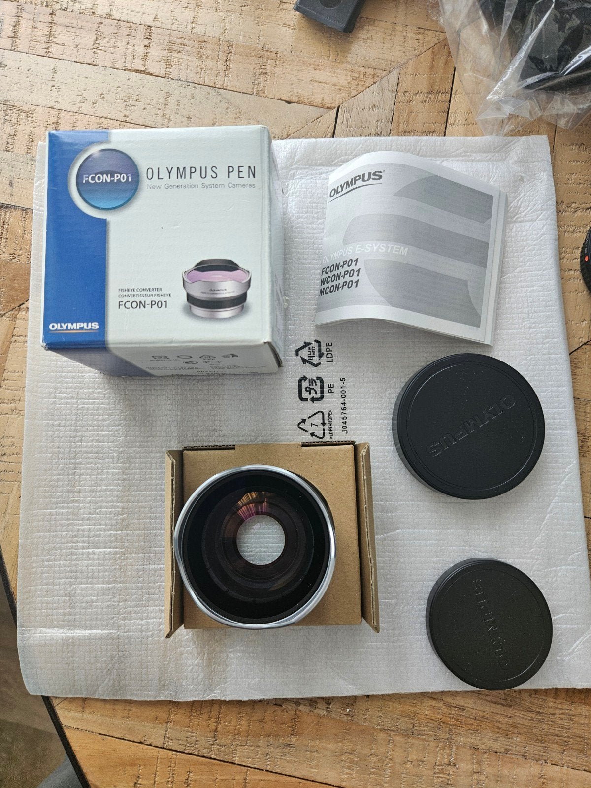 OLYMPUS Fisheye Converter FCON-P01, Ophalen