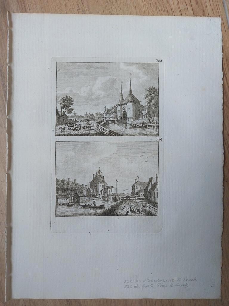 323-324 Sneek Noorderpoort en Oosterpoort - unieke uitgave, Ophalen of Verzenden