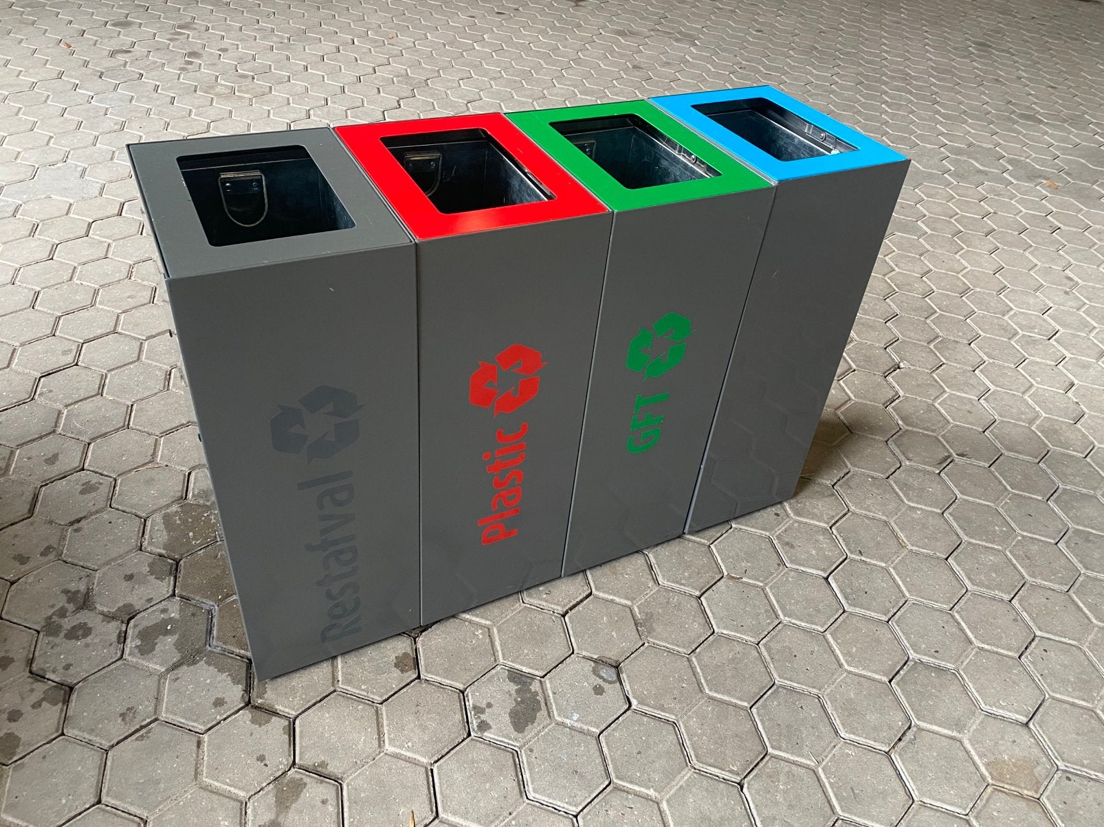 modulair afvalscheidingsstation, Huis en Inrichting, Woonaccessoires | Prullenbakken, Ophalen, Zo goed als nieuw