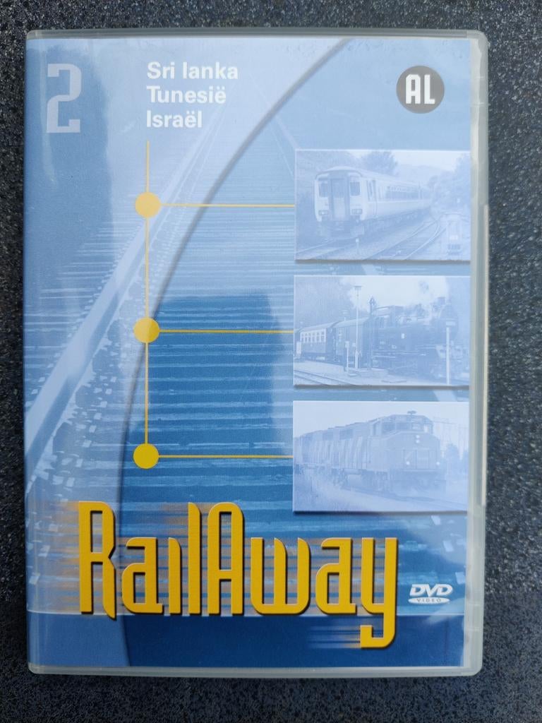 RailAway Deel 2 DVD: Sri Lanka, Tunesië, Israël, Alle leeftijden, Ophalen of Verzenden, Zo goed als nieuw