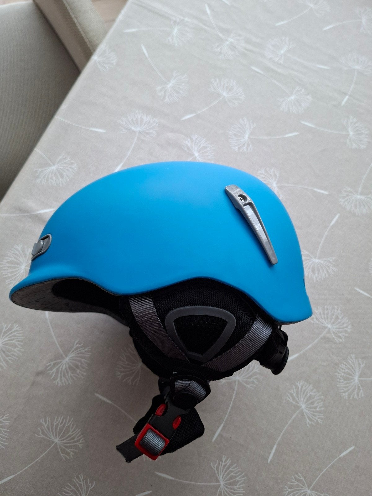 OPHALEN Kinder ski helm maat M crivit blauw, Gebruikt, Overige typen, Skiën, Minder dan 100 cm