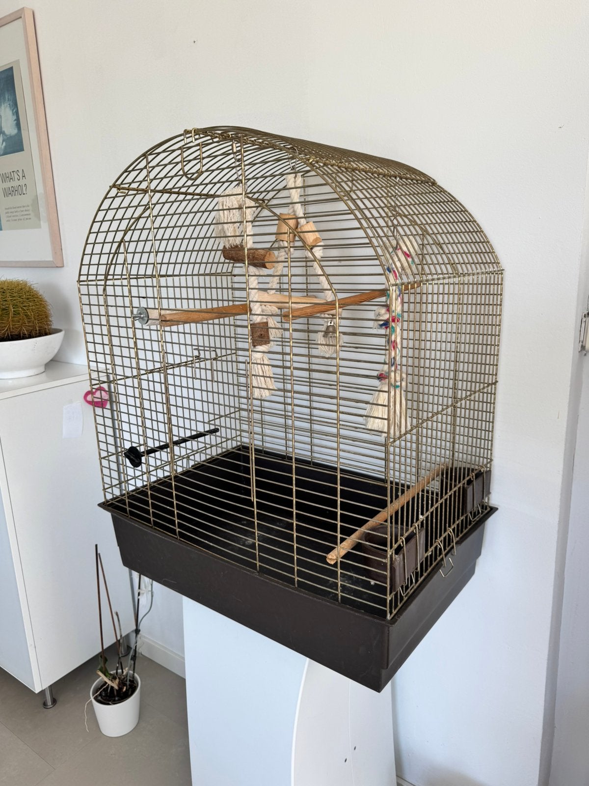 Vogelkooi, Ophalen, Zo goed als nieuw, Metaal, Vogelkooi