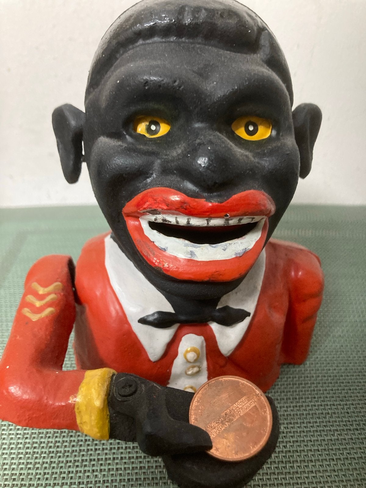 spaarpot 'Jolly Nigger Bank' - Gietijzer, Ophalen of Verzenden