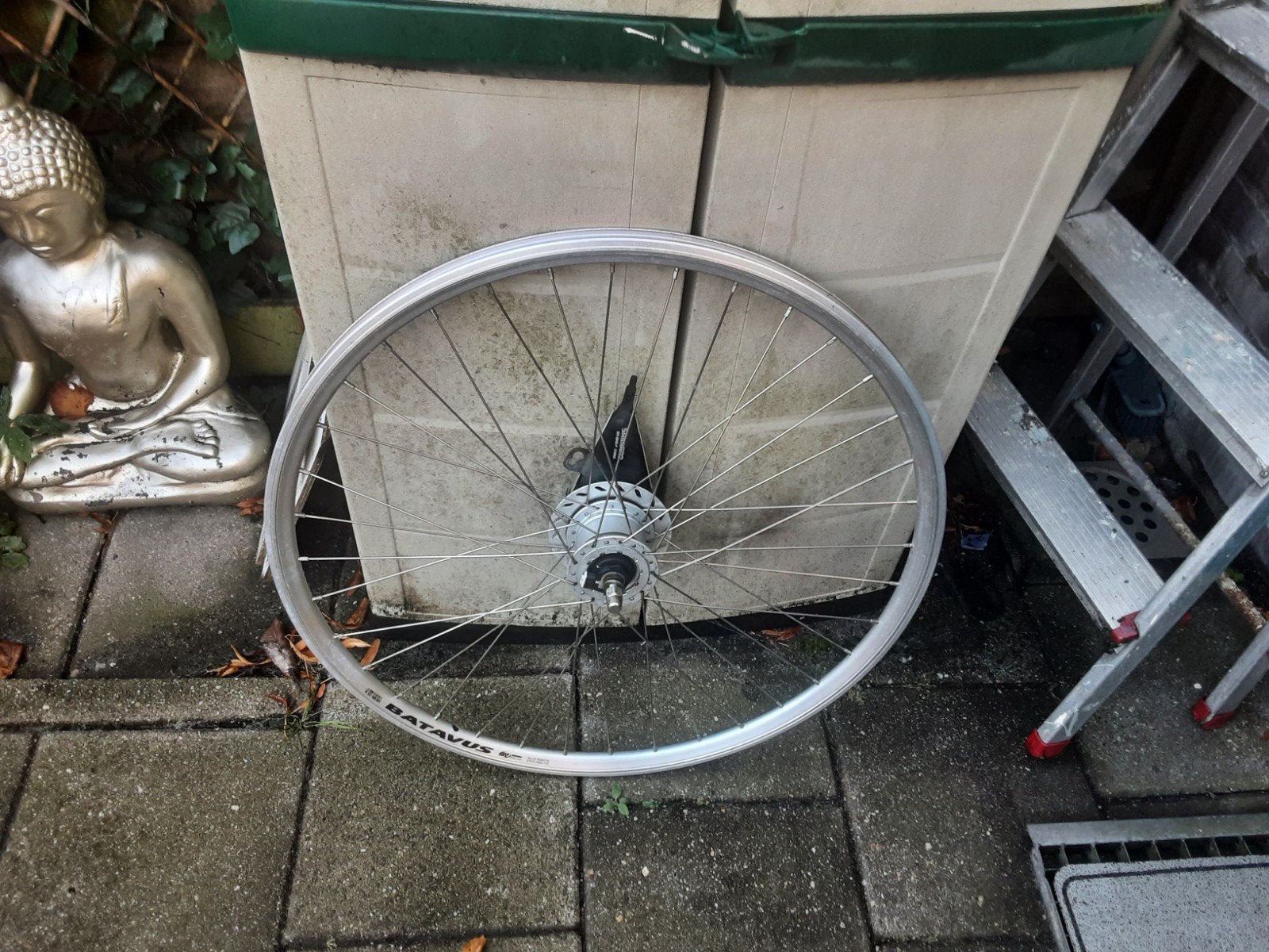 batavus 28 inch shimano voorwiel, naafdynamo, rollerbrake, Ophalen of Verzenden, Zo goed als nieuw, Shimano