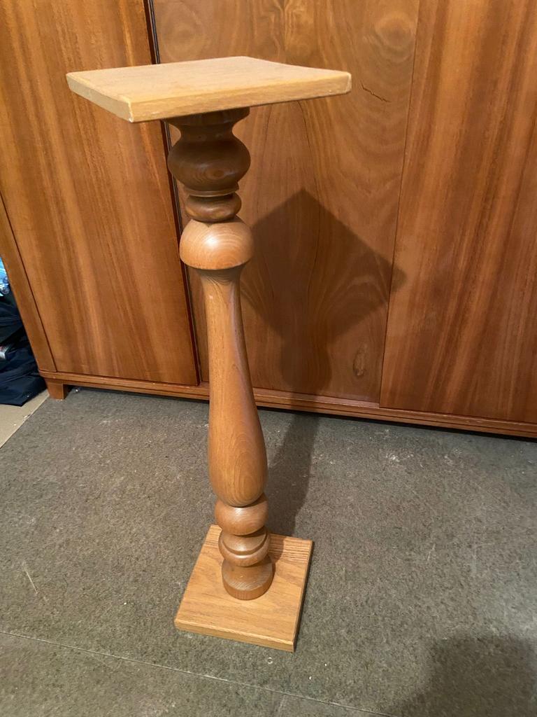 Houten zuil / sokkel, Huis en Inrichting, Woonaccessoires | Zuilen en Pilaren, Ophalen, Zo goed als nieuw
