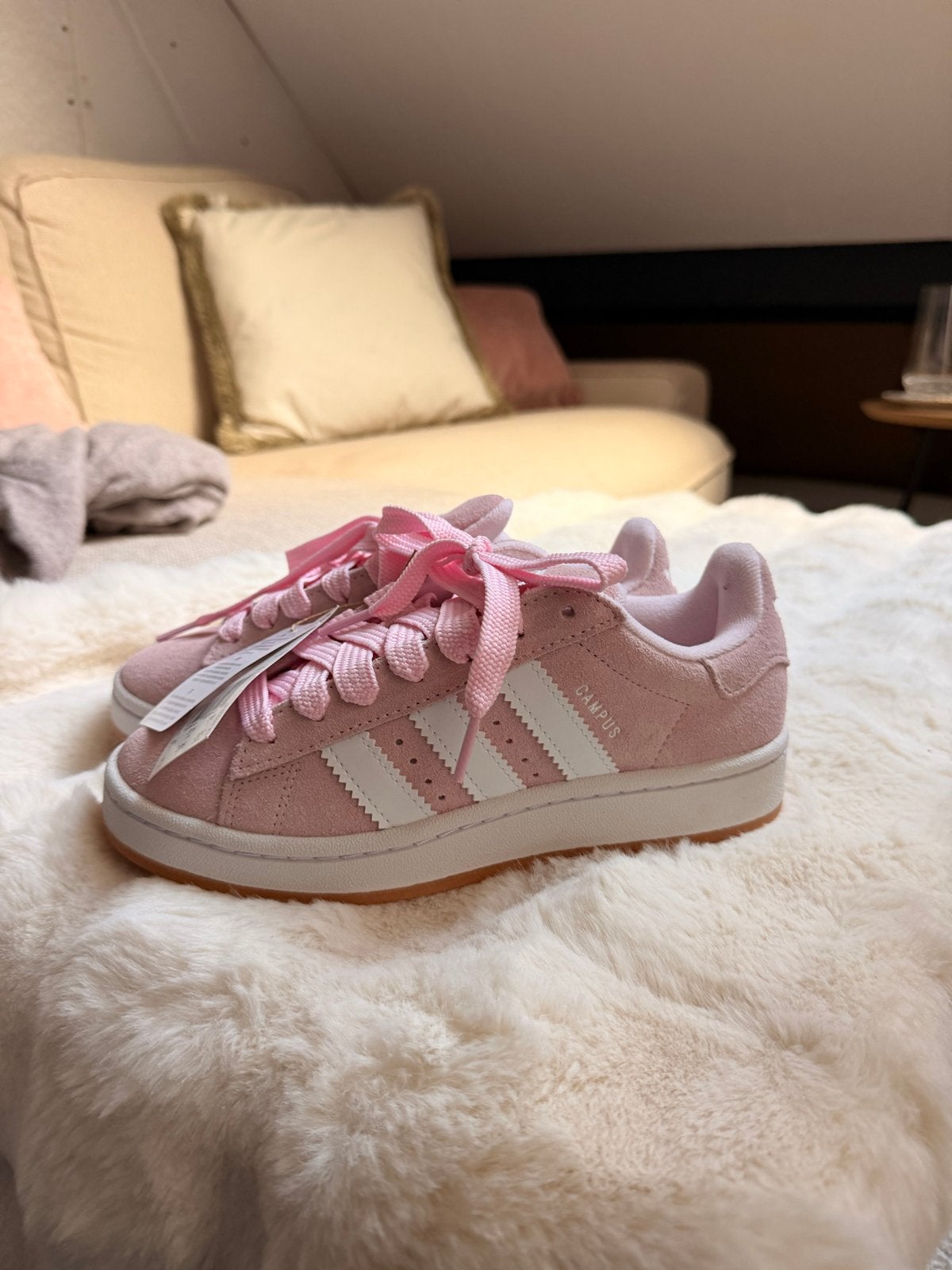 Roze Adidas Campus sneakers, maat 36 (kindermaat), Ophalen of Verzenden, Nieuw
