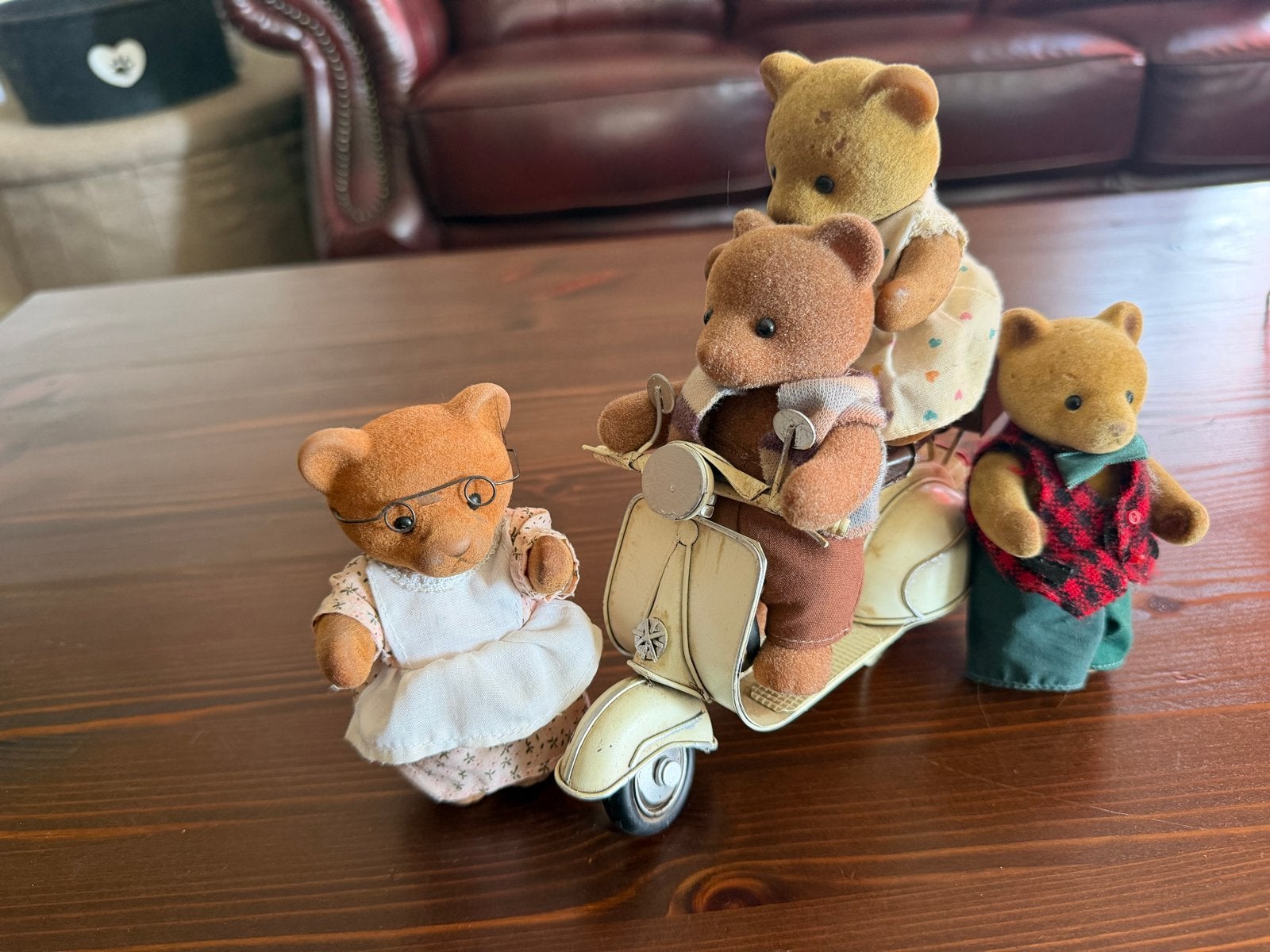 Schattige berenfamilie - Sylvanian Families stij, Ophalen, Gebruikt, Overige merken, Overige karakters