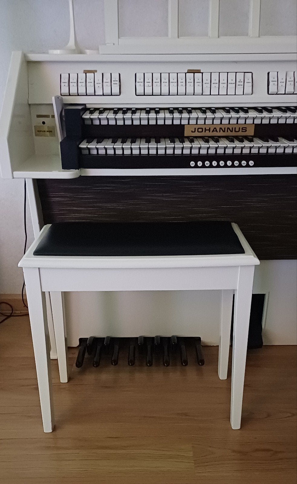 Johannus Orgel met 2 klavieren en bankje, Muziek en Instrumenten, Ophalen of Verzenden