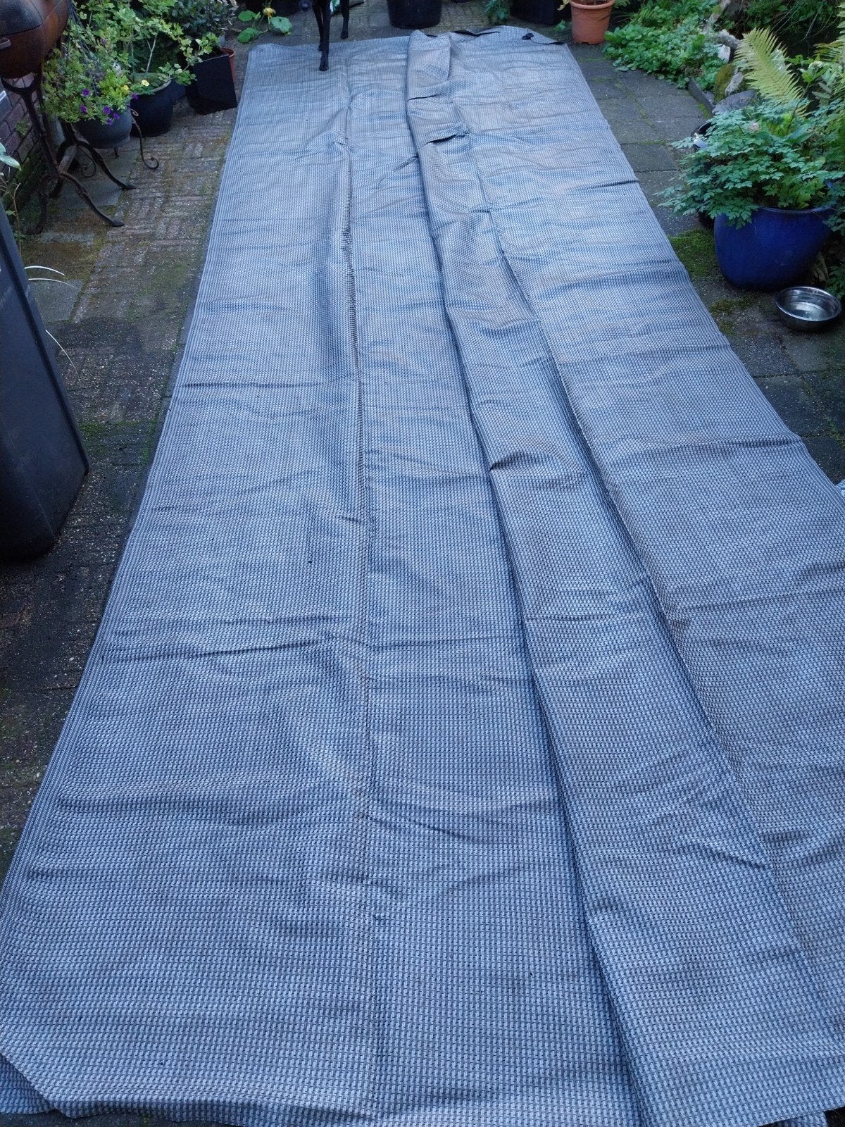 Grondzeil 5.50 x 2.80 meter, Ophalen, Gebruikt