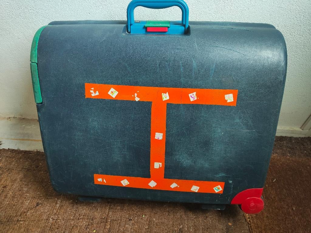 Vakantie : Koffer merk Carlton !! VERLAAGDE PRIJS !, Sieraden, Tassen en Uiterlijk, Koffers, Gebruikt, Hard kunststof, 45 tot 55 cm