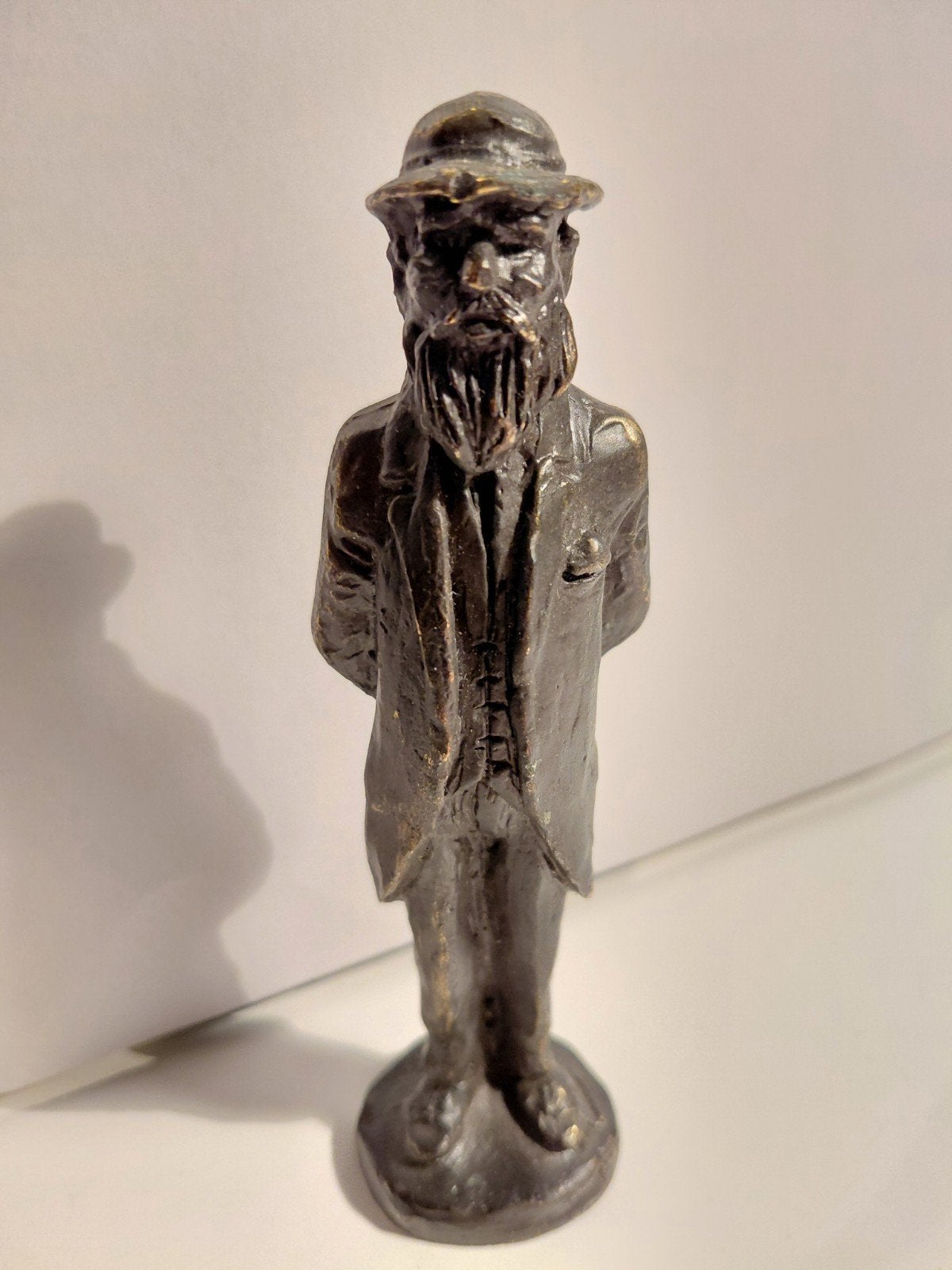 Zwaar bronzen beeldje "ABRAHAM", Ophalen of Verzenden