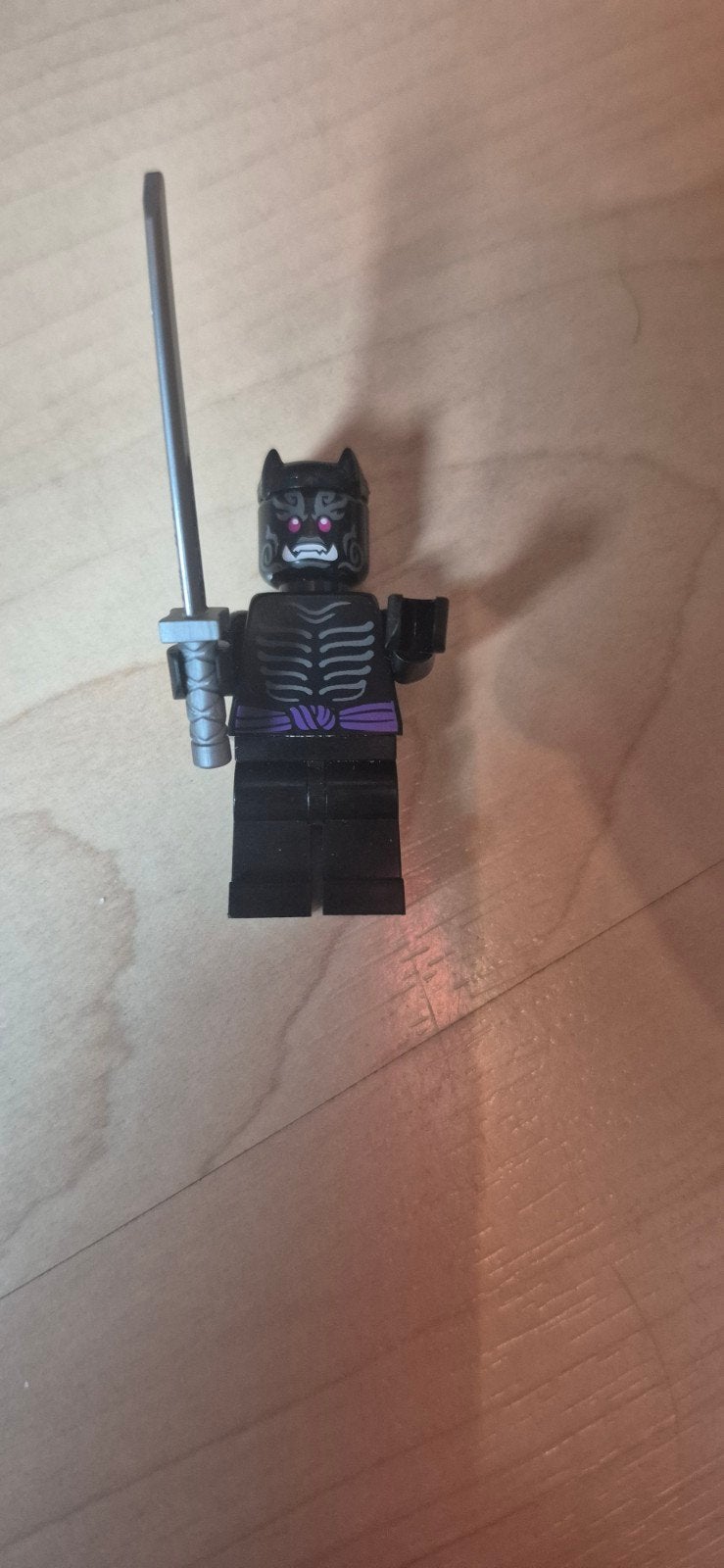Lego Ninjago Oni Mistake minifiguur met zwaard, Ophalen of Verzenden, Zo goed als nieuw
