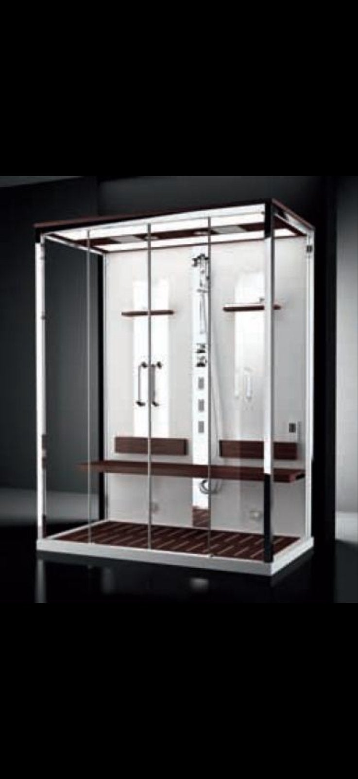 Novellini Dual Stoom/Douchecabine (stoomfunctie gedemonteerd, Doe-het-zelf en Verbouw, Sanitair, Ophalen of Verzenden, Gebruikt