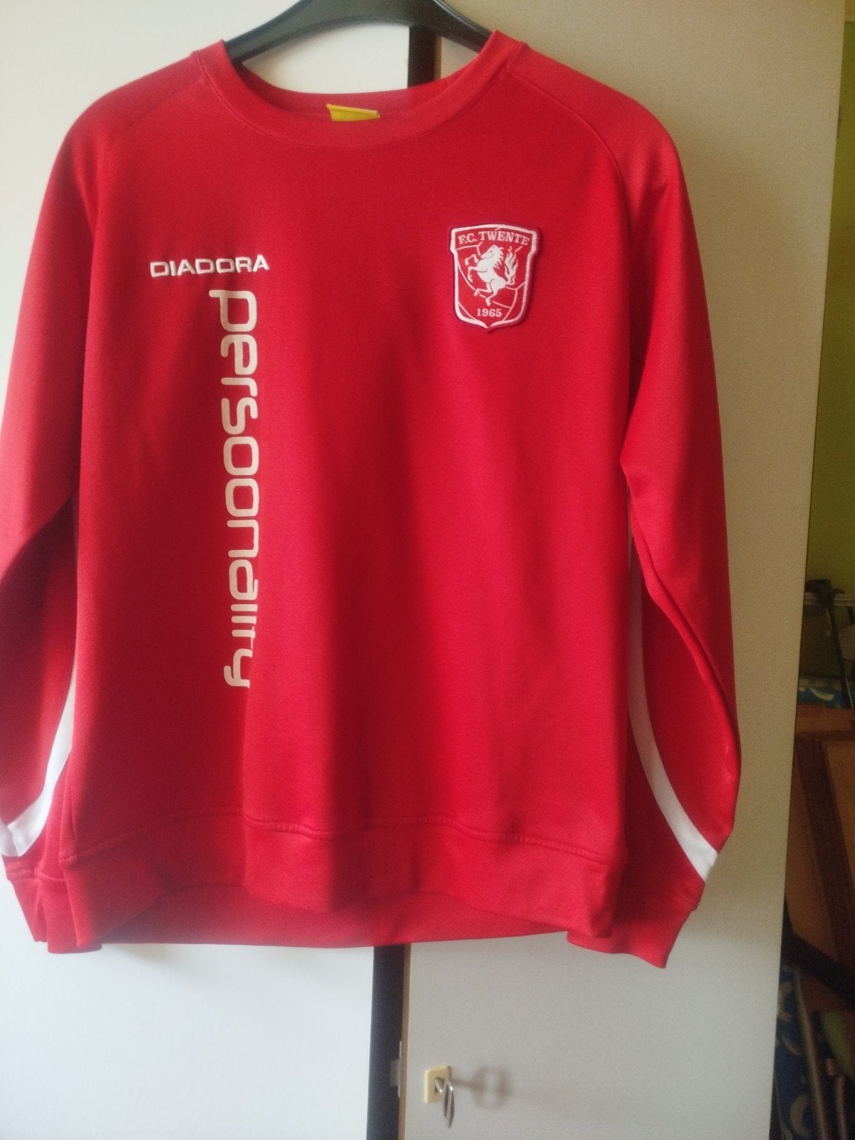 FC Twente Diadora Trui - Lange Mouwen - Maat M, Ophalen of Verzenden, Zo goed als nieuw, Shirt