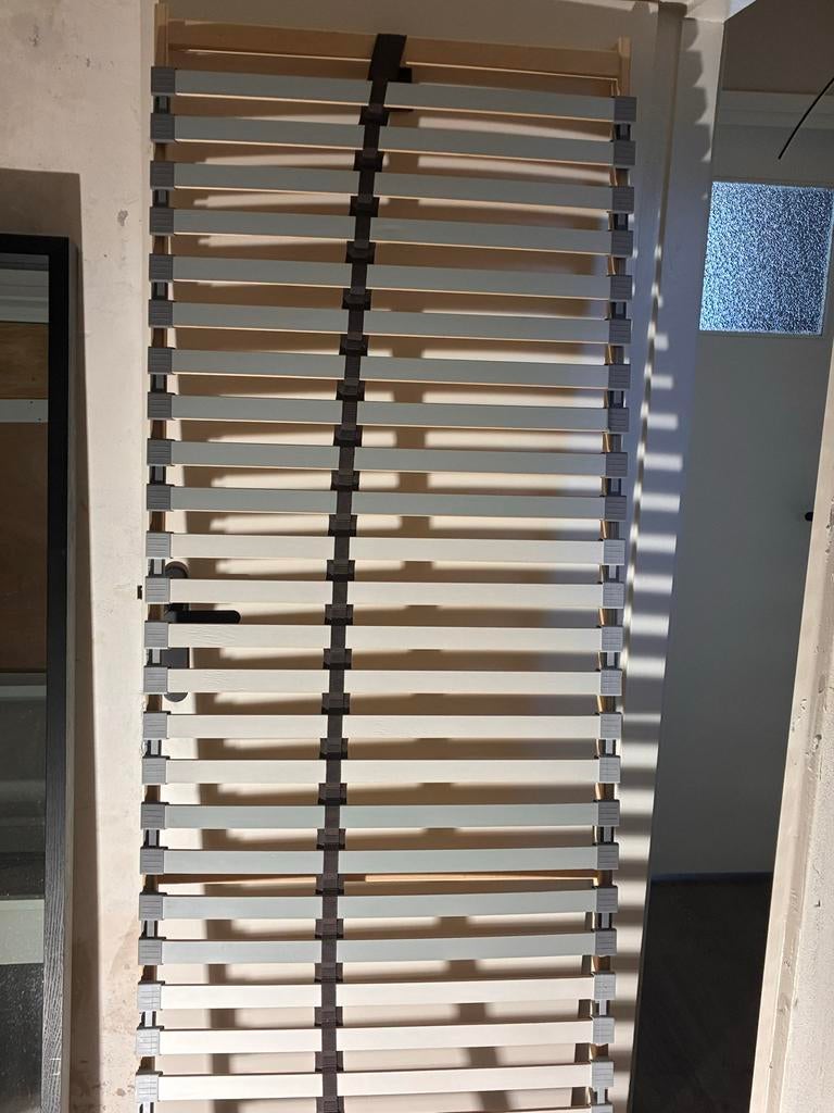 2x Lattenbodem 70x200 cm, Ophalen, 70 cm of minder, Tweepersoons, Zo goed als nieuw