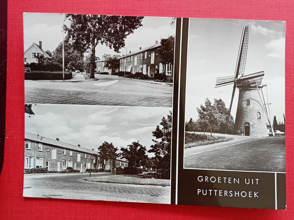 Ansichtkaart Puttershoek, Verzamelen, Ophalen of Verzenden