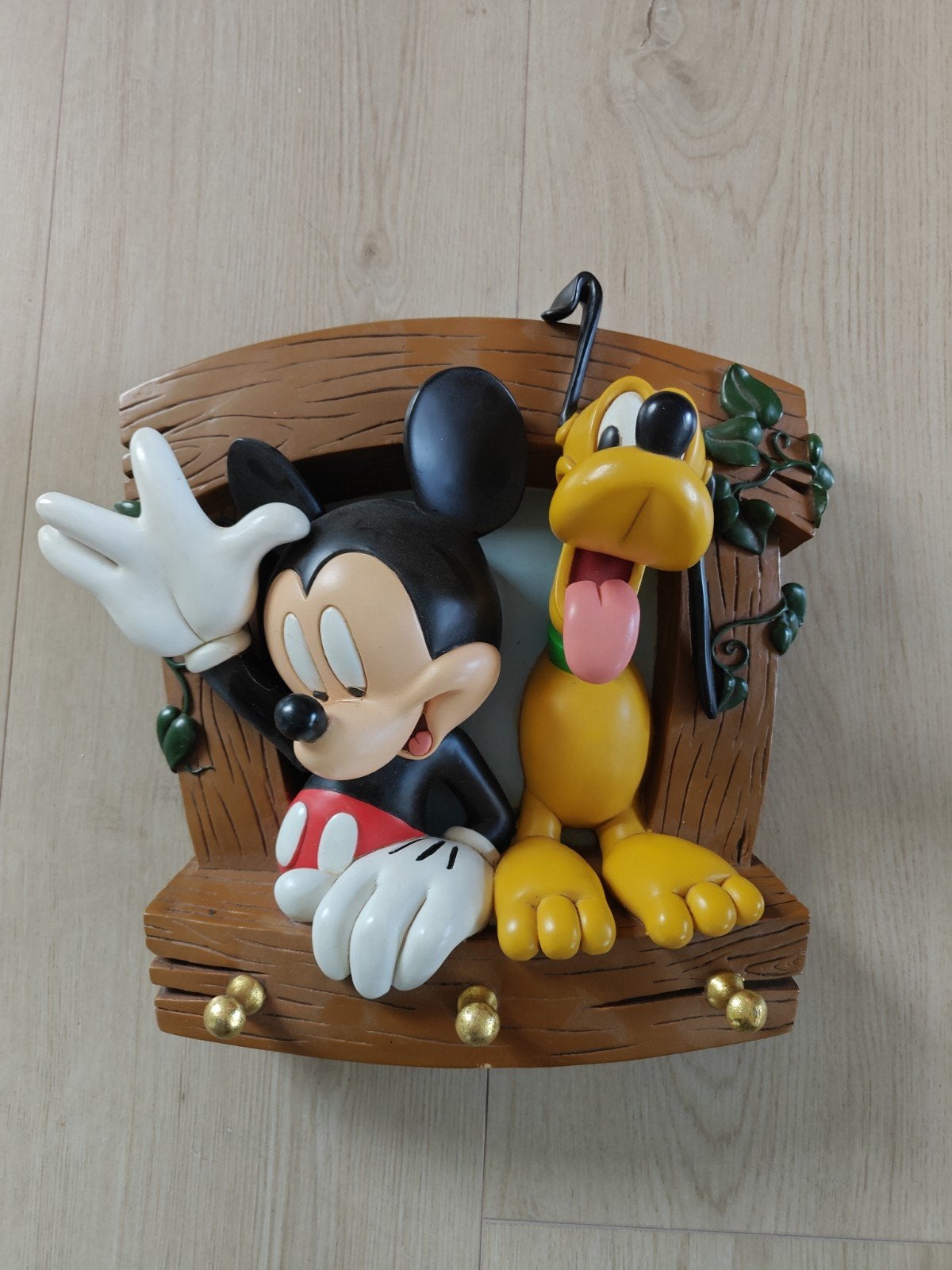 Mickey Mouse en Pluto sleutelhanger/kapstok, Verzamelen, Ophalen of Verzenden, Mickey Mouse, Zo goed als nieuw, Overige typen