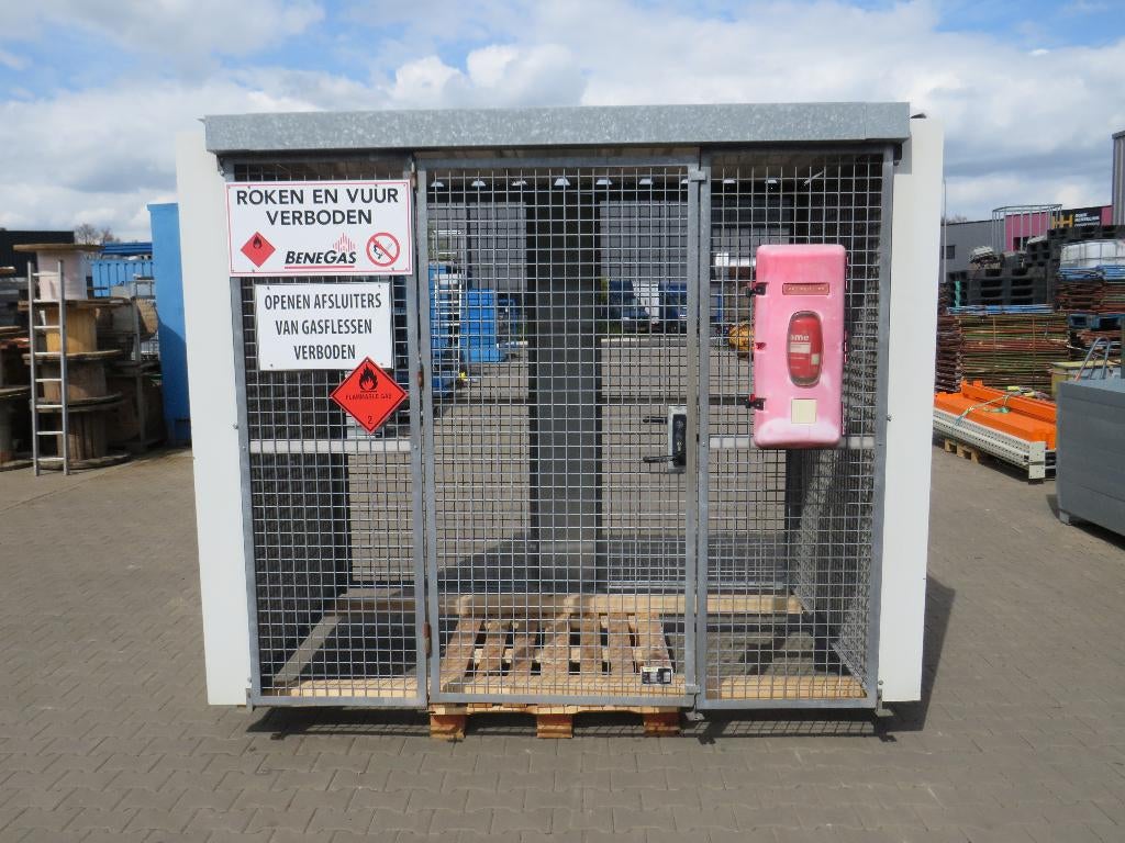 gasflessenopslag gasflessenhok gasflessendepot, Ophalen, Gebruikt, Gasflessencontainer.nl, Zandhaarweg
