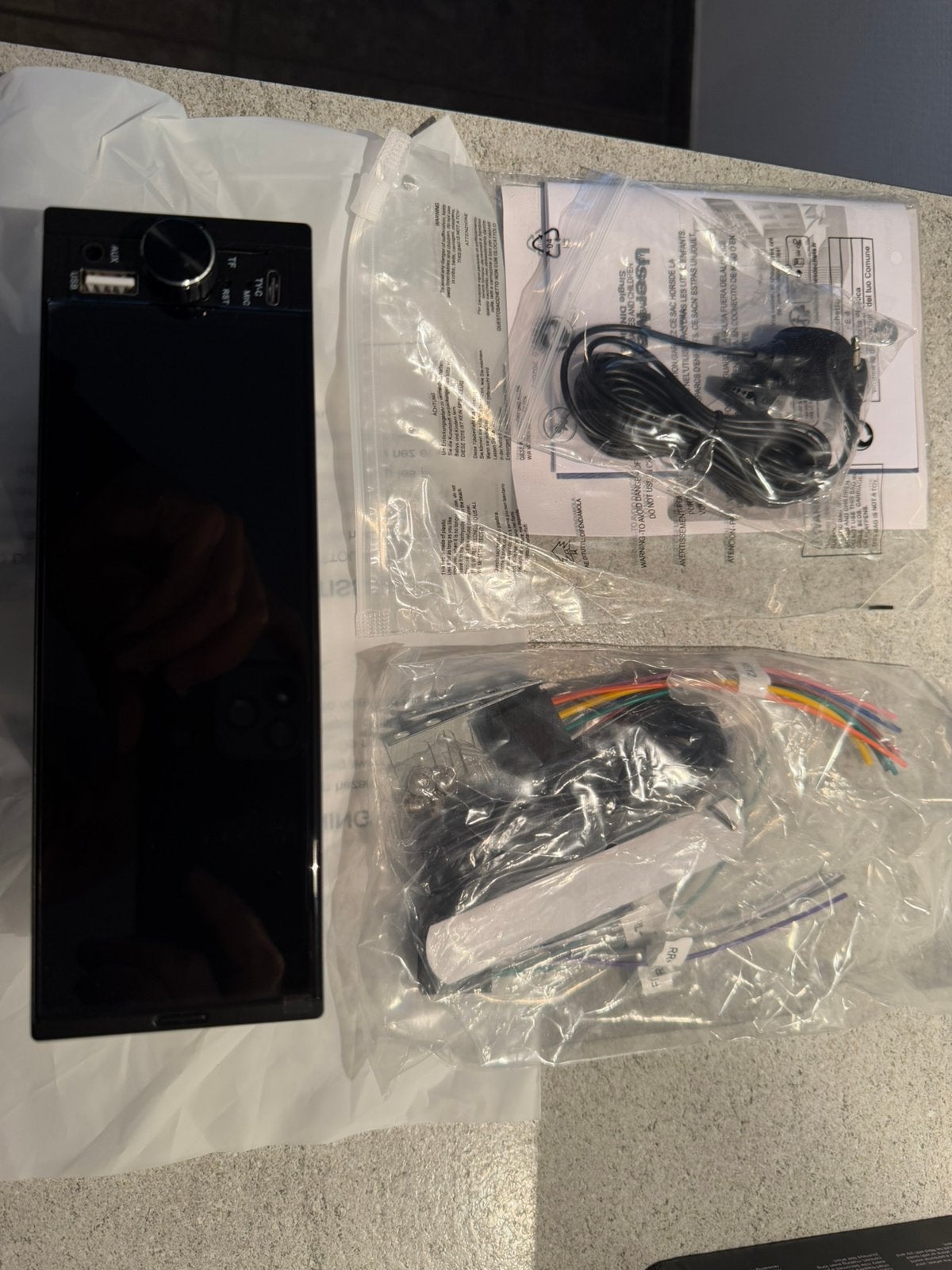 1 Din wireless Carplay en Android Auto Touchscreen radio, Auto diversen, Ophalen of Verzenden, Nieuw