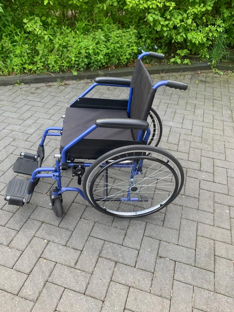 Opvouwbare rolstoel lichtgewicht 13 kg, Diversen, Rolstoelen, Ophalen, Zo goed als nieuw, Duwrolstoel