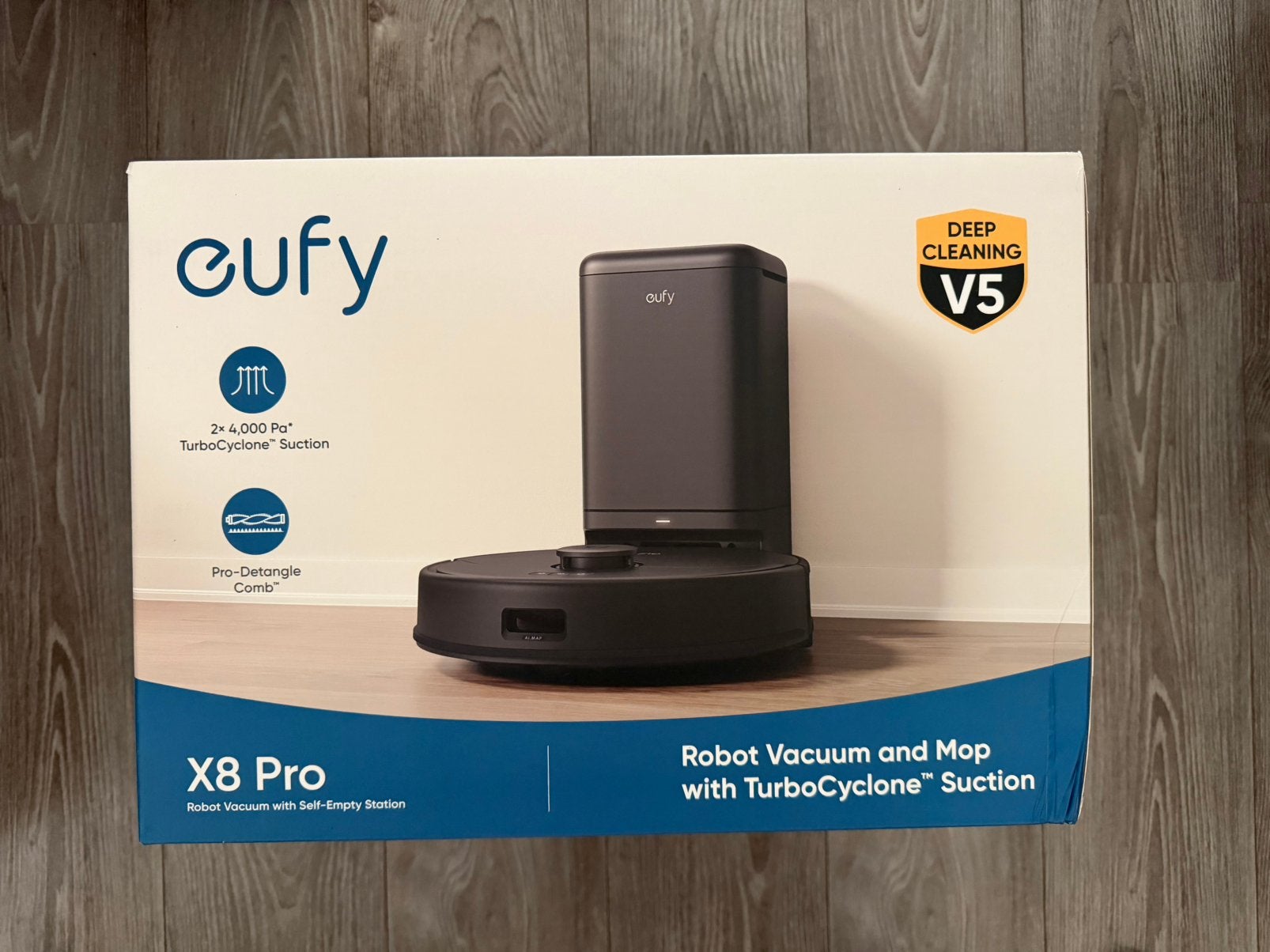 Eufy X8 Pro Robotstofzuiger met Dweilfunctie | Nieuw, Overige merken, Eufy, Stille werking, Nieuw